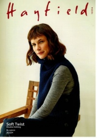 Knitting Pattern - Hayfield 10334 - Soft Twist DK - Ladies Roll Neck Vest